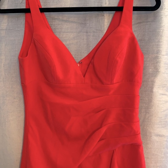 BCBGMaxazria Yazmin Crepe Midi Cocktail Dress - Picture 9 of 14